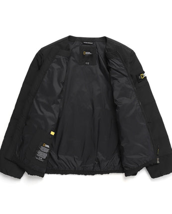 [NATIONAL GEOGRAPHIC] Heron U-neck lightweight down jumper _ CARBON BLACK (N234UDW920) グースダウン - コクモト KOCUMOTO