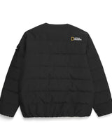 [NATIONAL GEOGRAPHIC] Heron U-neck lightweight down jumper _ CARBON BLACK (N234UDW920) グースダウン - コクモト KOCUMOTO