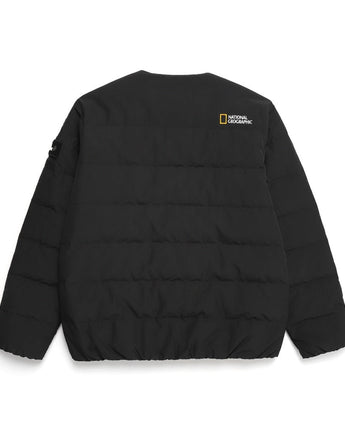 [NATIONAL GEOGRAPHIC] Heron U-neck lightweight down jumper _ CARBON BLACK (N234UDW920) グースダウン - コクモト KOCUMOTO