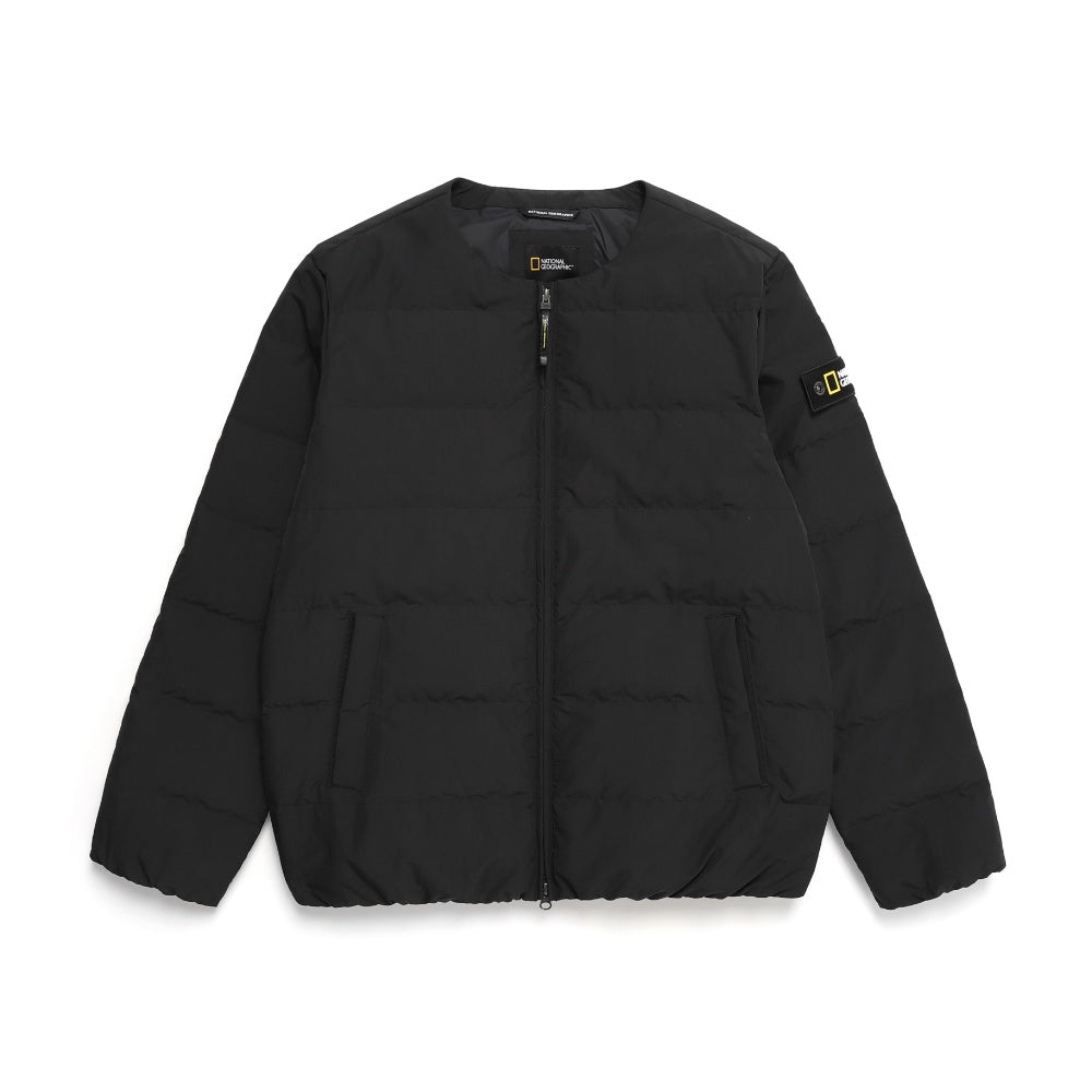 [NATIONAL GEOGRAPHIC] Heron U-neck lightweight down jumper _ CARBON BLACK (N234UDW920) グースダウン - コクモト KOCUMOTO