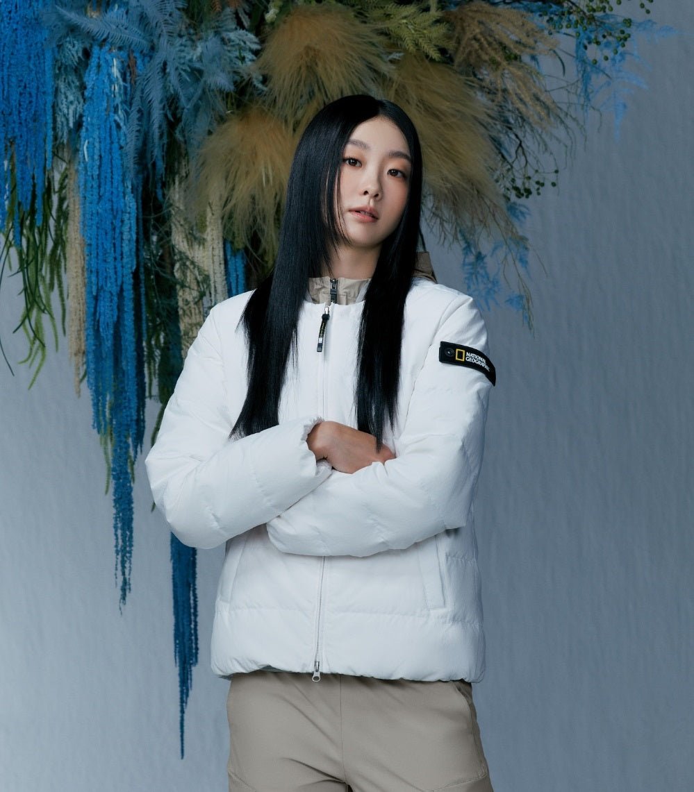 [NATIONAL GEOGRAPHIC] Heron U-neck lightweight down jumper _ IVORY (N234UDW920) グースダウン - コクモト KOCUMOTO