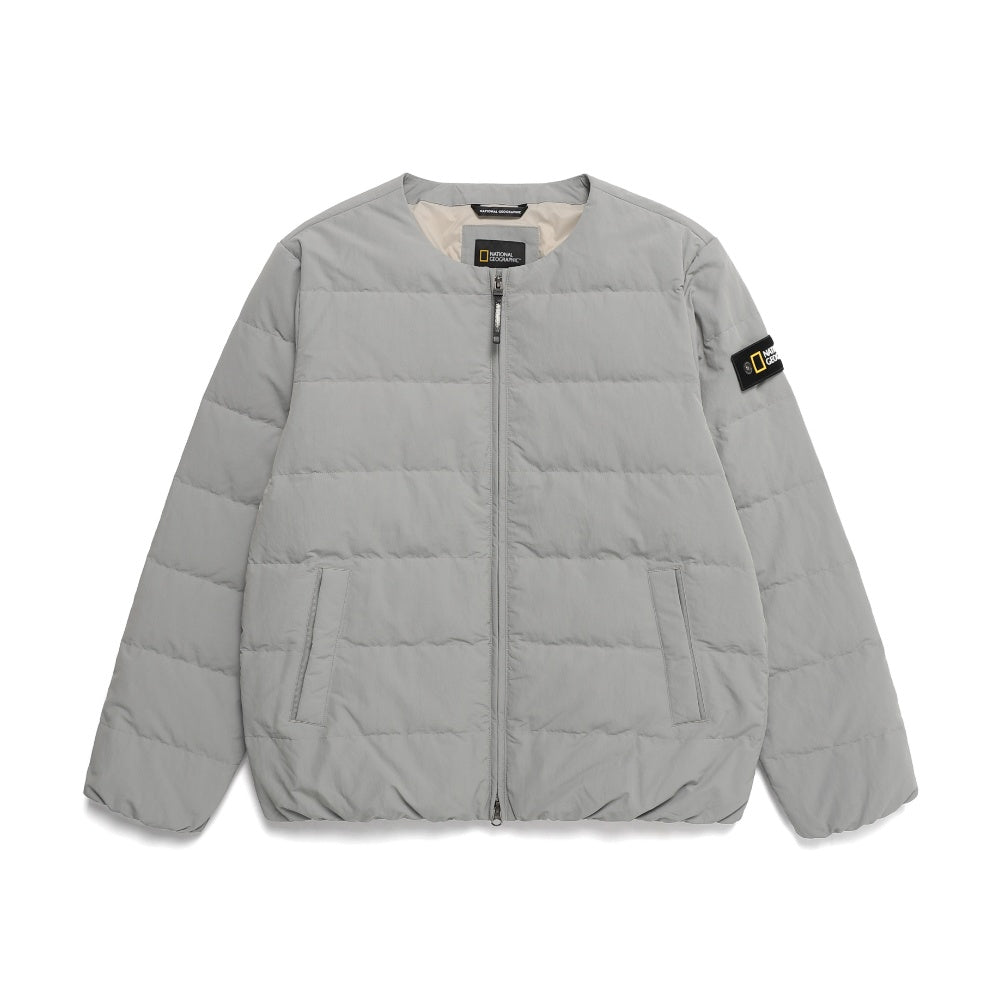 [NATIONAL GEOGRAPHIC] Heron U-neck lightweight down jumper _ LICHEN KHAKI (N234UDW920) グースダウン - コクモト KOCUMOTO