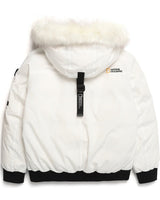 [NATIONAL GEOGRAPHIC] Men's Taruga fur trim hoodie down jumper _ IVORY (N234MDW930)グースダウン - コクモト KOCUMOTO