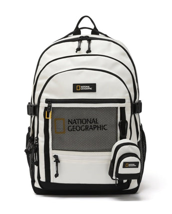 [NATIONAL GEOGRAPHIC] Pachi Plus Backpack _ WHITE (N241ABG520) 26L 新学期 男女共用 - コクモト KOCUMOTO