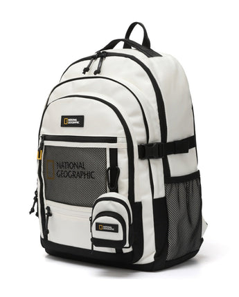 [NATIONAL GEOGRAPHIC] Pachi Plus Backpack _ WHITE (N241ABG520) 26L 新学期 男女共用 - コクモト KOCUMOTO