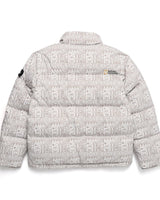 [NATIONAL GEOGRAPHIC] Rayman short pattern duck down jumper _ OAK BEIGE (N234UDW111) グースダウン - コクモト KOCUMOTO