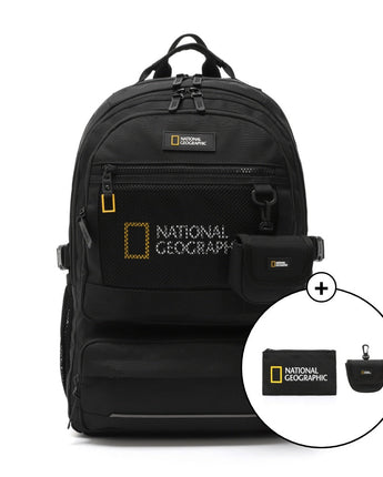 [NATIONAL GEOGRAPHIC] Ripple backpack _ BLACK (N241ABG530) 25L 新学期 男女共用 - コクモト KOCUMOTO