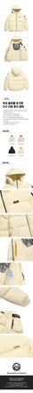 [NATIONAL GEOGRAPHIC] Women's Golden Mole short length goose down hoodie jumper_ BUTTER (N234WDW820) - コクモト KOCUMOTO