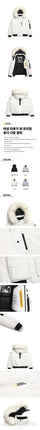 [NATIONAL GEOGRAPHIC] Women's Taruga fur trim hoodie down jumper _ IVORY (N234WDW930) グースダウン - コクモト KOCUMOTO