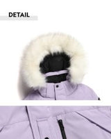 [NATIONAL GEOGRAPHIC] Women's Taruga fur trim hoodie down jumper _ LAVENDER (N234WDW930) グースダウン - コクモト KOCUMOTO