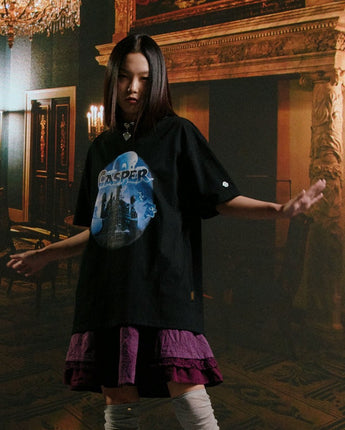 [NICE GHOST CLUB] 1955 FILM POSTER TEE [BLACK] - コクモト KOCUMOTO