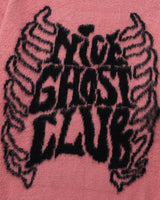 [NICE GHOST CLUB] 2023F/W skull logo knit - コクモト KOCUMOTO