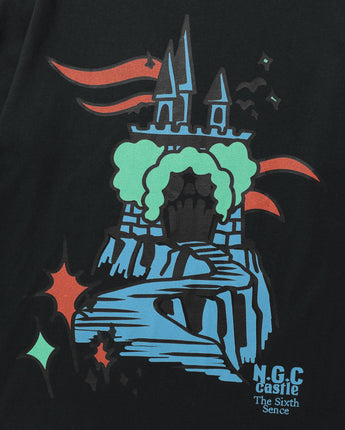 [Nice Ghost Club] 23 F/Wゴーストヘッドキャッスル長袖Tシャツ_ CHARCOAL - コクモト KOCUMOTO