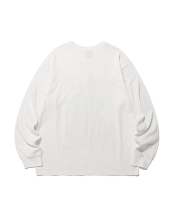 [Nice Ghost Club] 23 F/Wゴーストヘッドキャッスル長袖Tシャツ_ WHITE - コクモト KOCUMOTO