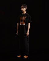 [NICE GHOST CLUB] 鬼滅の刃_Rengoku_Kyojuro_RENGOKU DIALOGUE TEE [BLACK] - コクモト KOCUMOTO