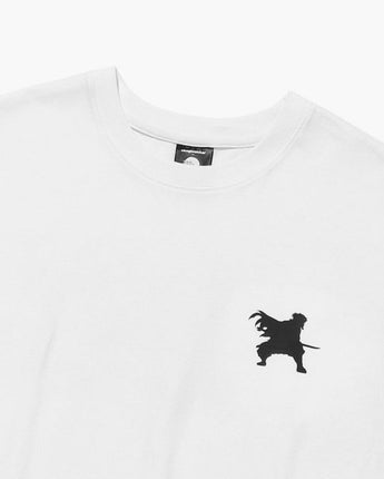 [NICE GHOST CLUB] 鬼滅の刃_RENGOKU vs AKAZA TEE [WHITE] - コクモト KOCUMOTO