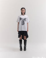 [NICE GHOST CLUB] SCREAM LOGO TEE [WHITE] - コクモト KOCUMOTO