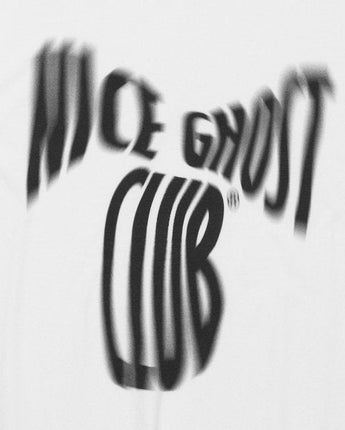 [NICE GHOST CLUB] SCREAM LOGO TEE [WHITE] - コクモト KOCUMOTO