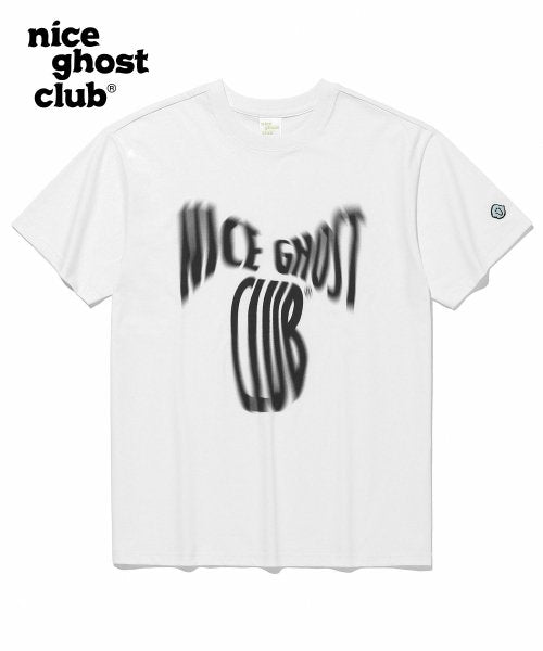 [NICE GHOST CLUB] SCREAM LOGO TEE [WHITE] - コクモト KOCUMOTO