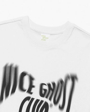 [NICE GHOST CLUB] SCREAM LOGO TEE [WHITE] - コクモト KOCUMOTO