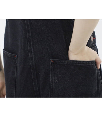 [NONCODE] Cicle overall denim Pants 2色 サスペンションパンツ 韓国人気 ストリートファッション - コクモト KOCUMOTO