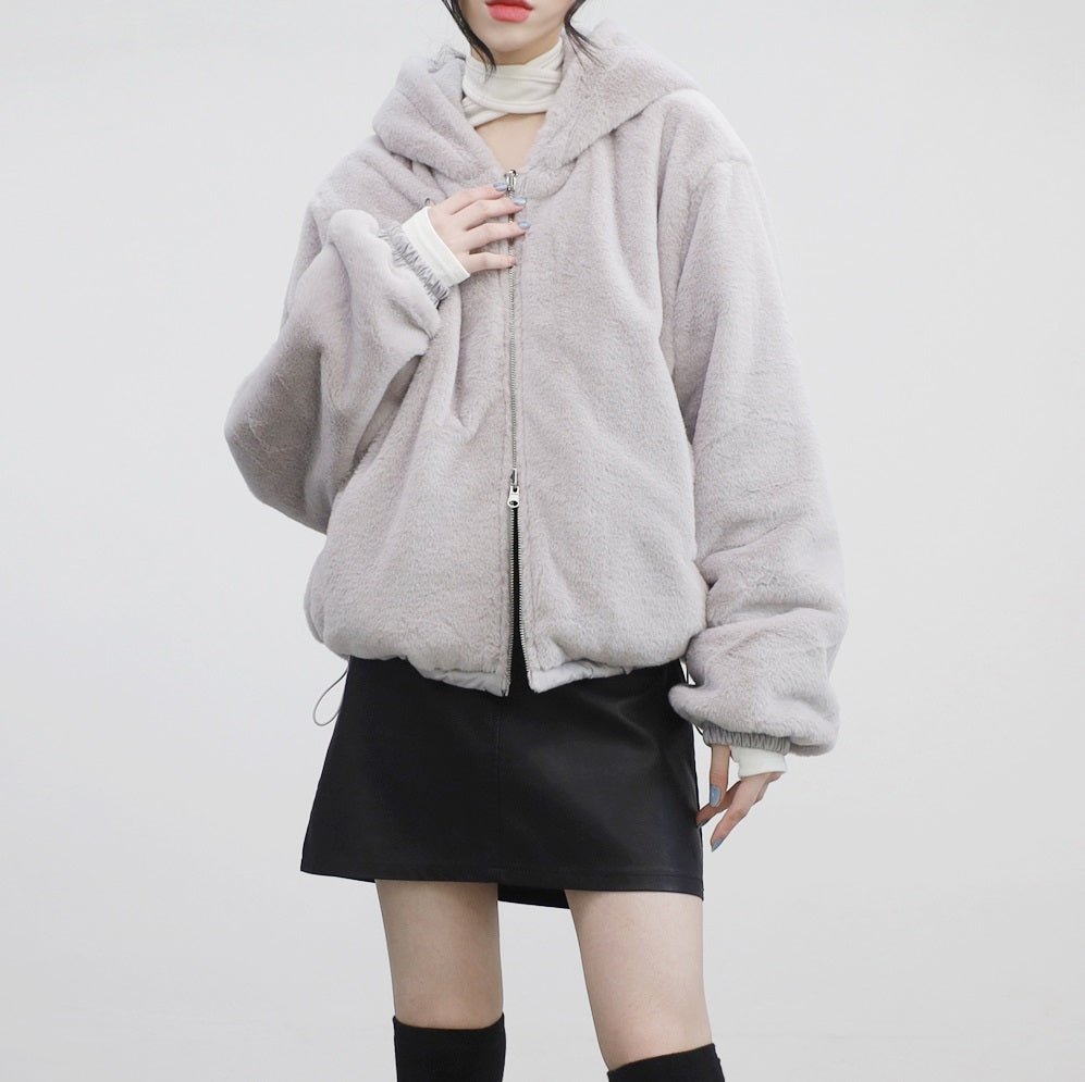 [NONCODE] Dimel reversible mink jumper 2色 女性服 ストリートファッション - コクモト KOCUMOTO