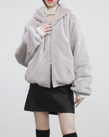 [NONCODE] Dimel reversible mink jumper 2色 女性服 ストリートファッション - コクモト KOCUMOTO