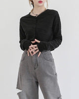 [NONCODE] Meco Warmer Crop Cardigan 2色 新商品 女性服 肝節期 - コクモト KOCUMOTO