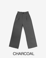 [NONCODE] Nano Banding Wide Slacks 2色 - コクモト KOCUMOTO