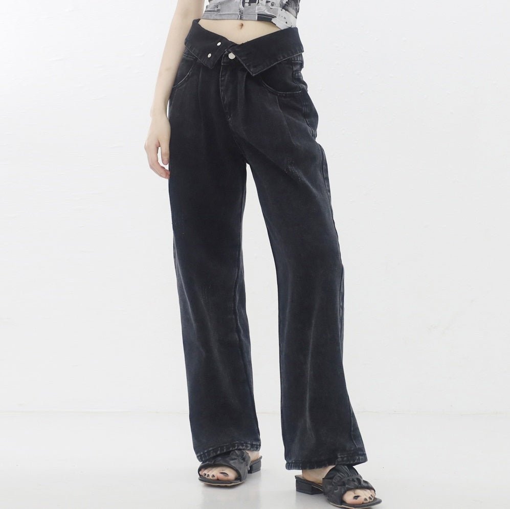 [NONCODE] Rael four button denim Pants 韓国人気 ストリートファッション - コクモト KOCUMOTO