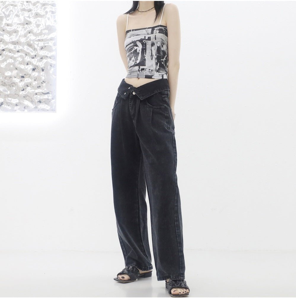 [NONCODE] Rael four button denim Pants 韓国人気 ストリートファッション - コクモト KOCUMOTO