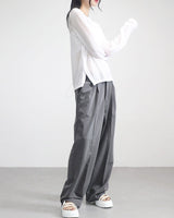 [NONCODE] Riffon stitch button slacks 2色 韓国人気 男女共用 ストリートファッション - コクモト KOCUMOTO