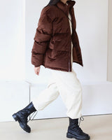 [NONCODE](Unisex) Chen velvet padding _ BROWN デイリー カップルアイテム - コクモト KOCUMOTO