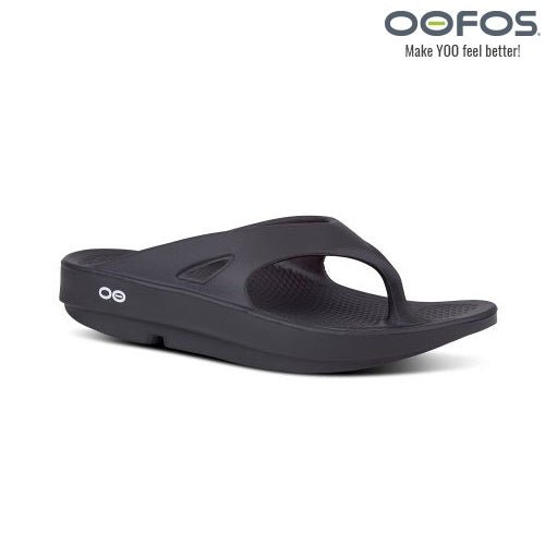 [OOFOS] 23 S/S OORIGINAL BLACK [特殊素材] slide/Flip-flop/slippers 韓国人気 男女共用 - コクモト KOCUMOTO