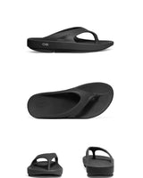 [OOFOS] 23 S/S OORIGINAL BLACK [特殊素材] slide/Flip-flop/slippers 韓国人気 男女共用 - コクモト KOCUMOTO