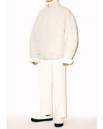 [PARTIMENTO] 3M Thinsulate Boa Fleece Mouton Jacket Beige - コクモト KOCUMOTO