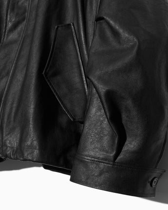 [PARTIMENTO]韓国ファッション[Vegan Leather] Field Jacket - コクモト KOCUMOTO