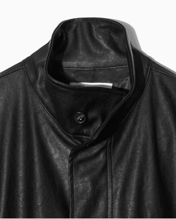 [PARTIMENTO]韓国ファッション[Vegan Leather] Field Jacket - コクモト KOCUMOTO