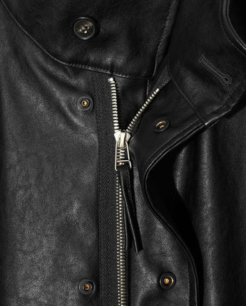 [PARTIMENTO]韓国ファッション[Vegan Leather] Field Jacket - コクモト KOCUMOTO