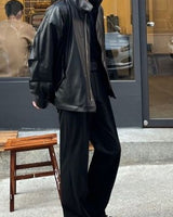 [PARTIMENTO]韓国ファッション[Vegan Leather] Field Jacket - コクモト KOCUMOTO