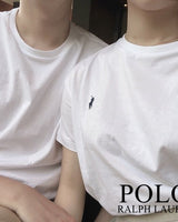 [POLO Ralph Lauren] Round neck short sleeve T-shirt 2色 大学生ファッション/韓国ファッション/人気ブランド/ 男女共用/カップル - コクモト KOCUMOTO