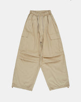 [Raucohouse] Balloon Wide Big Cargo Pocket Banding Pants 3色 (UNISEX) - コクモト KOCUMOTO