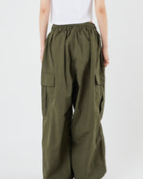 [Raucohouse] Balloon Wide Big Cargo Pocket Banding Pants 3色 (UNISEX) - コクモト KOCUMOTO