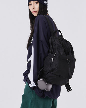 [Raucohouse] Bottle string pocket backpack (UNISEX) ストリートファッション - コクモト KOCUMOTO