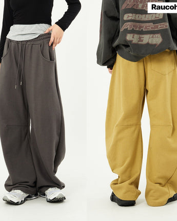 [Raucohouse] Candy Dart Balloon Wide Sweatpants 3色 (UNISEX) - コクモト KOCUMOTO