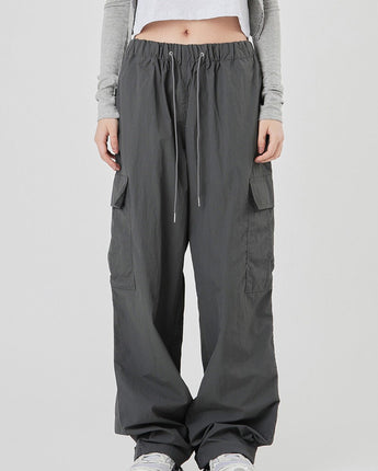 [Raucohouse] Daily loose fit cargo banding pants 3色 (UNISEX) - コクモト KOCUMOTO