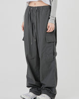 [Raucohouse] Daily loose fit cargo banding pants 3色 (UNISEX) - コクモト KOCUMOTO