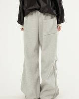 [Raucohouse] Fleece raw edge track sweatpants 4色 (UNISEX) - コクモト KOCUMOTO