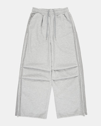 [Raucohouse] Fleece raw edge track sweatpants 4色 (UNISEX) - コクモト KOCUMOTO