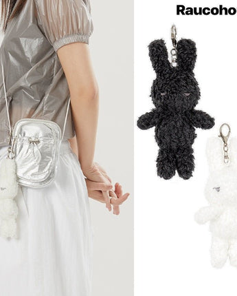 [Raucohouse] Gloomy Rabbit Keyring 2色 (UNISEX) バッグの装飾 贈り物 - コクモト KOCUMOTO